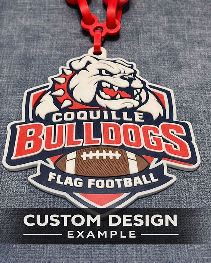 Custom Team Hype Chain / Hustle Chain (Oversized 3D Printed)