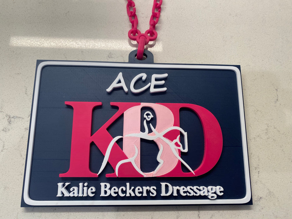Custom Horse Stall Sign – Personalized Barn Name Plate