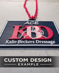 Custom Horse Stall Sign – Personalized Barn Name Plate